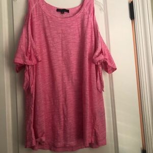 Women’s Sanctuary Pink Cold Shoulder Blouse